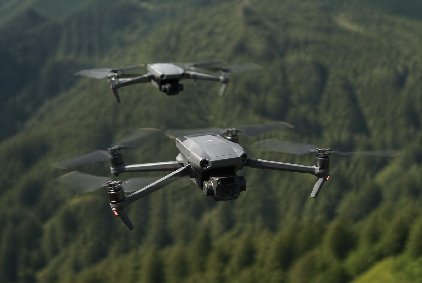 Aerial drone shot